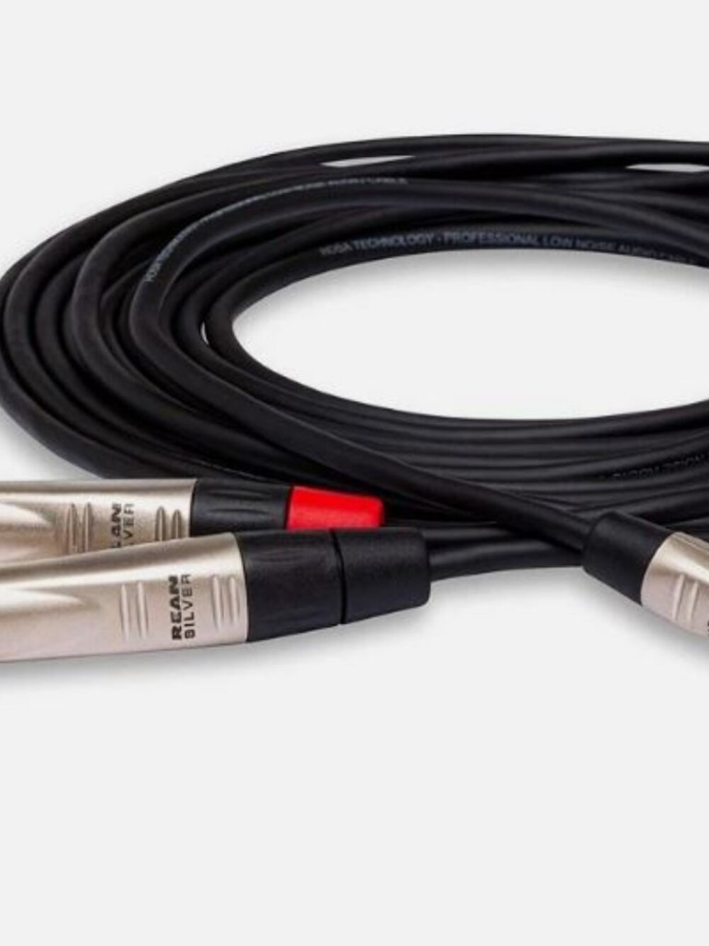 Hosa Pro HMP-010Y Stereo Breakout Cable 3.5mm TRS Male to Dual 1/4" TS Male 6